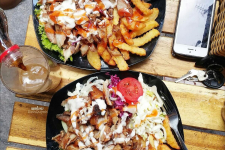 Khoai chiên kebab